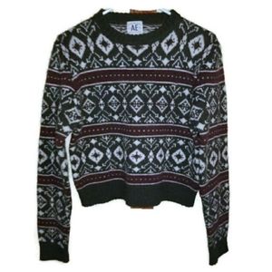 AEO Vintage Cropped Wool Sweater